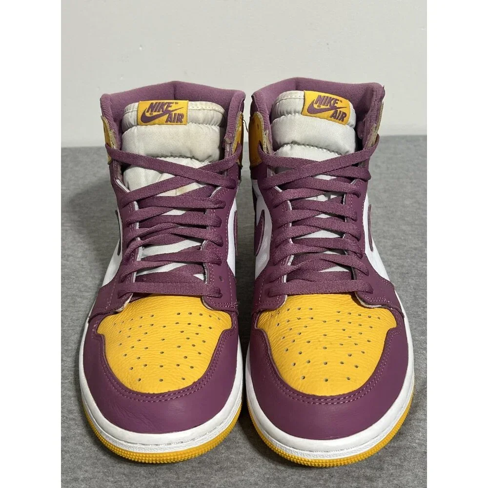 Air Jordan 1 Retro High OG Shoes Mens Size 11 Lakers 555088-706 - Picture 5 of 16